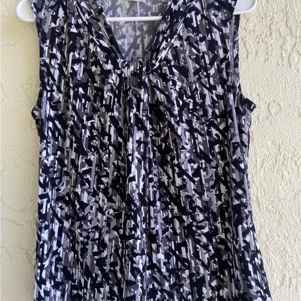 Monochrome Abstract Women's Blouse